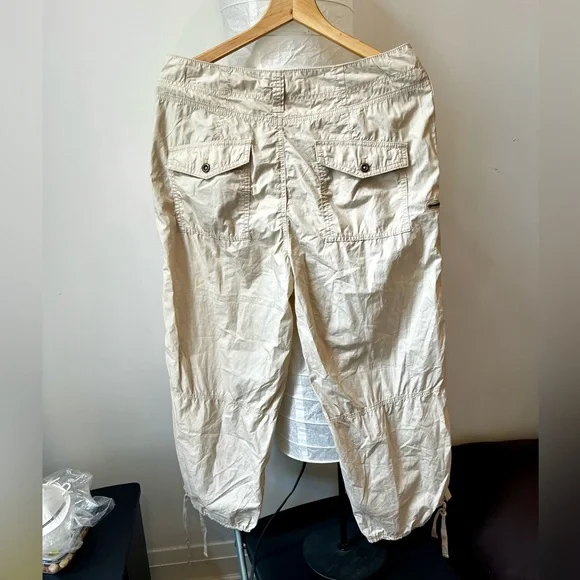 ANTHROPOLOGIE COTTON CROP HIKING PANTS TAN LIGHT WEIGHT
CARGO SZ 29 NWOT - Picture 7 of 14